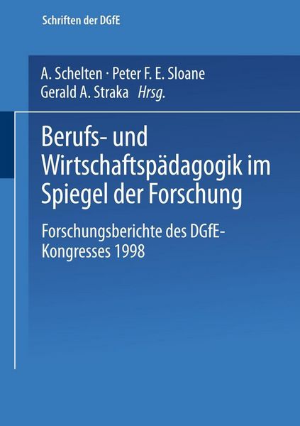 Produktbild: Berufs- und Wirtschaftsp&auml;dagogik im Spiegel der Forschung