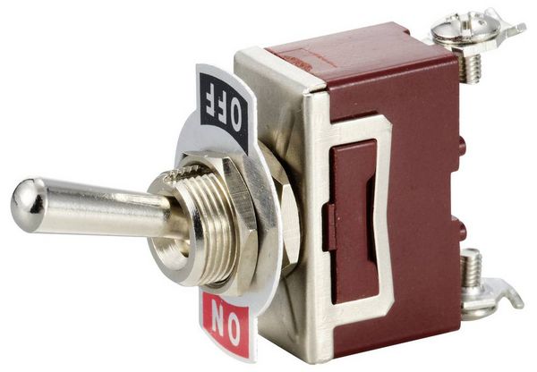 Produktbild: TRU COMPONENTS TC-12819624 Kippschalter 250 V/AC 15A 1 x Aus/(Ein) tastend 1St.