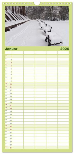 Produktbild: Familienplaner 2026 - Bad Sassendorf mit 5 Spalten (Wandkalender, 21 x 45 cm) CALVENDO