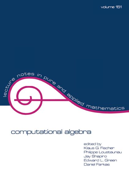 Produktbild: Computational Algebra