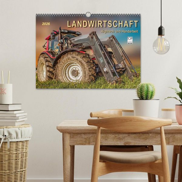 Produktbild: Landwirtschaft - Hightech und Handarbeit (Wandkalender 2026 DIN A3 quer), CALVENDO Monatskalender