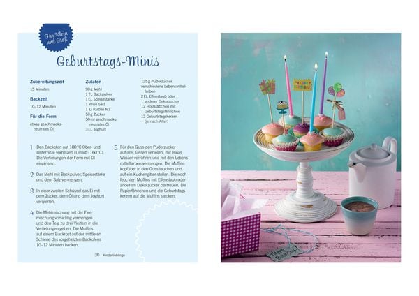 Mini-Muffins - Die besten Rezepte. Schnelle Backrezepte für süße und herzhafte kleine Kuchen