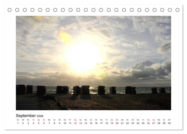 Produktbild: Fehmarn - Bewegende Momente (Tischkalender 2026 DIN A5 quer), CALVENDO Monatskalender