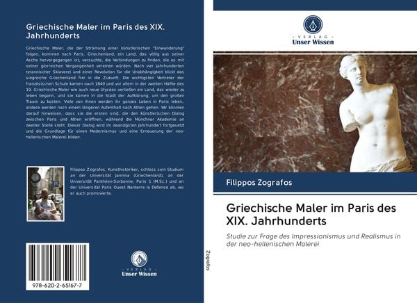 Griechische Maler im Paris des XIX. Jahrhunderts, Taschenbuch von Filippos Zografos, Wydawnictwo Bezkresy Wiedzy, 9786202651677