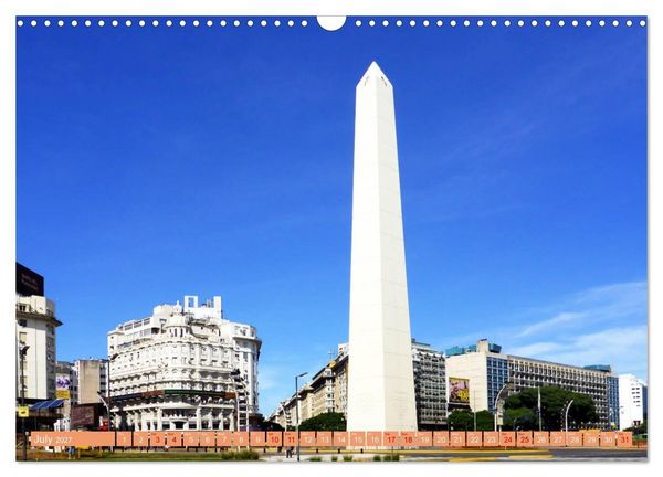 Produktbild: Buenos Aires - Capital on the Rio de la Plata (Wall Calendar 2027 DIN A3 landscape), CALVENDO 12 Month Wall Calendar