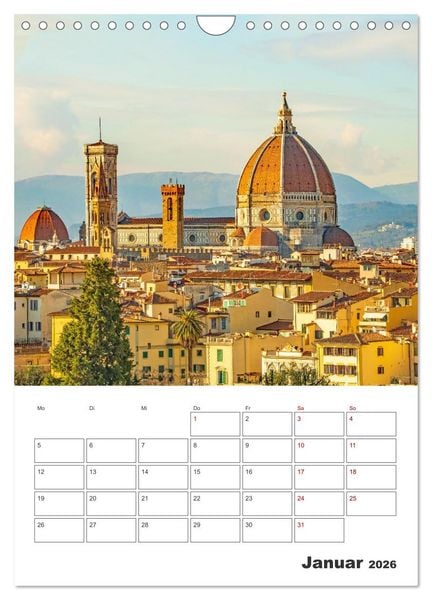 Produktbild: Florenz - Stadt mit besonderem Zauber (Wandkalender 2026 DIN A4 hoch), CALVENDO Monatskalender