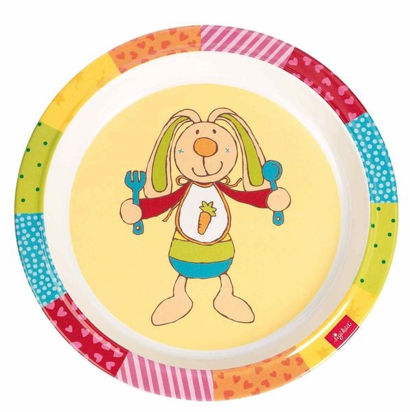Produktbild: sigikid 25388 - Teller Hase Rainbow Rabbit Kinderbunt