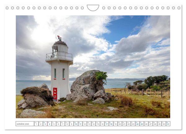 Produktbild: Phares de Nouvelle-Z&eacute;lande (Calendrier mural 2026 DIN A4 vertical), CALVENDO calendrier mensuel