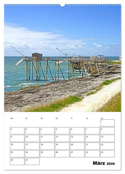 Produktbild: Frankreich erleben (Wandkalender 2026 DIN A2 hoch), CALVENDO Monatskalender