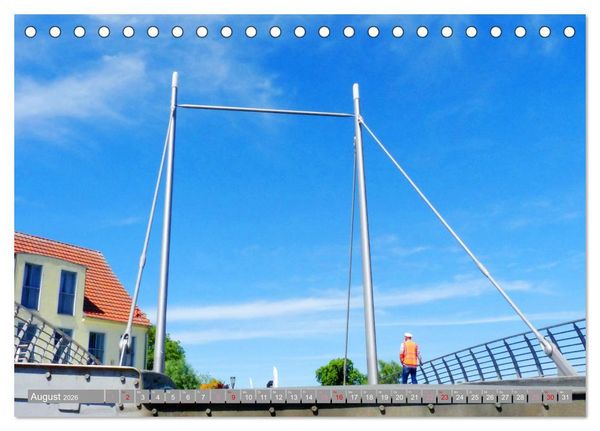 Produktbild: An der Mecklenburgischen Seenplatte Malchow und Waren/M&uuml;ritz (Tischkalender 2026 DIN A5 quer), CALVENDO Monatskalender