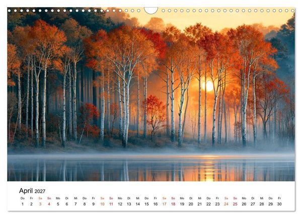 Produktbild: Zeitreise Natur (Wandkalender 2027 DIN A3 quer), CALVENDO Monatskalender