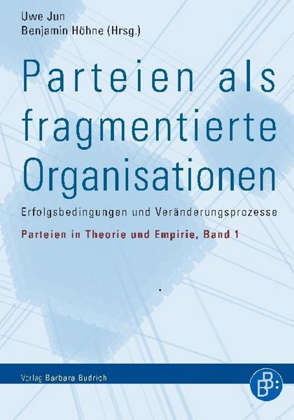 Produktbild: Parteien als fragmentierte Organisationen