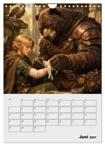 Produktbild: Mythische Gef&auml;hrten (Wandkalender 2027 DIN A4 hoch), CALVENDO Monatskalender