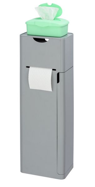 Produktbild: Stand WC-Garnitur Mod. Imon 6 in 1 Grau matt, mit Ablage
