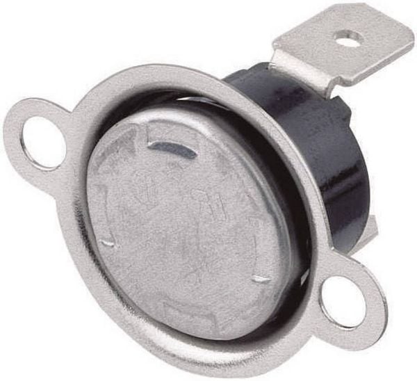 Produktbild: TRU COMPONENTS Bimetallschalter 250 V 10 A &Ouml;ffnungstemperatur (&plusmn; 5&deg;C) 100 &deg;C Schlie&szlig;-Temperatur 75 &deg;C 1 St.