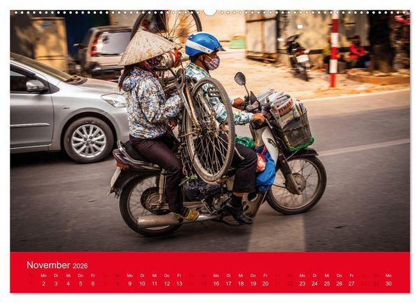 Produktbild: Eindr&uuml;cke von VIETNAM 2026 by Till Br&uuml;hne 2026 (hochwertiger Premium Wandkalender 2026 DIN A2 quer), Kunstdruck in Hochglanz
