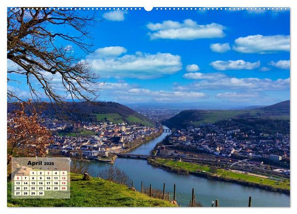 Produktbild: Vater Rhein von der Quelle bis zur M&uuml;ndung (hochwertiger Premium Wandkalender 2026 DIN A2 quer), Kunstdruck in Hochglanz