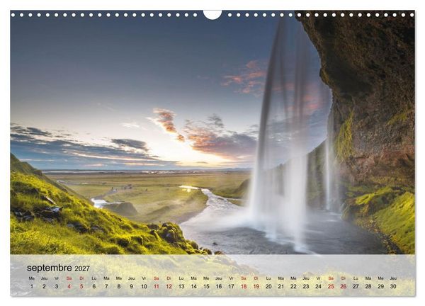 Produktbild: L'&eacute;t&eacute; en Islande (Calendrier mural 2027 DIN A3 vertical), CALVENDO calendrier mensuel