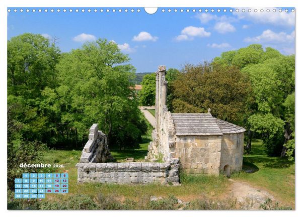 Produktbild: Chapelles historiques de Provence (Calendrier mural 2026 DIN A3 vertical), CALVENDO calendrier mensuel