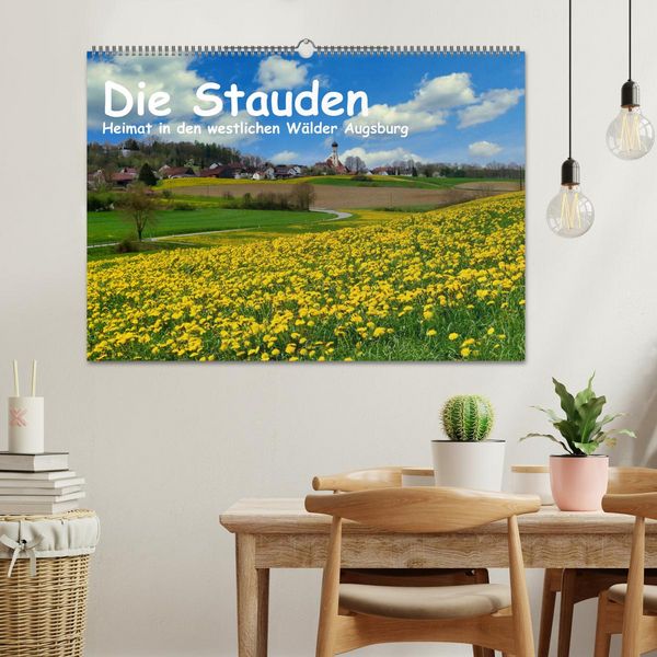 Produktbild: Die Stauden - Heimat in den westlichen W&auml;lder Augsburg (Wandkalender 2026 DIN A2 quer), CALVENDO Monatskalender
