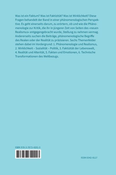Produktbild: Faktum, Faktizit&auml;t, Wirklichkeit