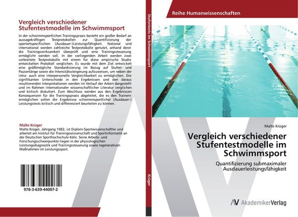 Produktbild: Vergleich verschiedener Stufentestmodelle im Schwimmsport
