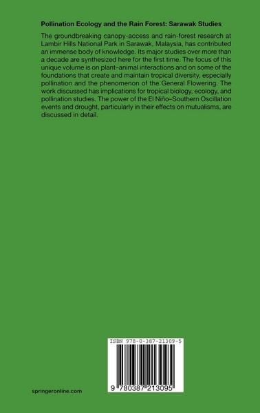 Produktbild: Pollination Ecology and the Rain Forest