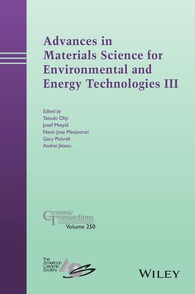 Produktbild: Advances in Materials Science for Environmental and Energy Technologies III
