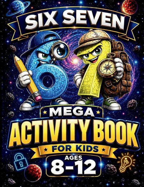 Produktbild: 67 Six Seven Mega Activity Book for Kids Ages 8-12