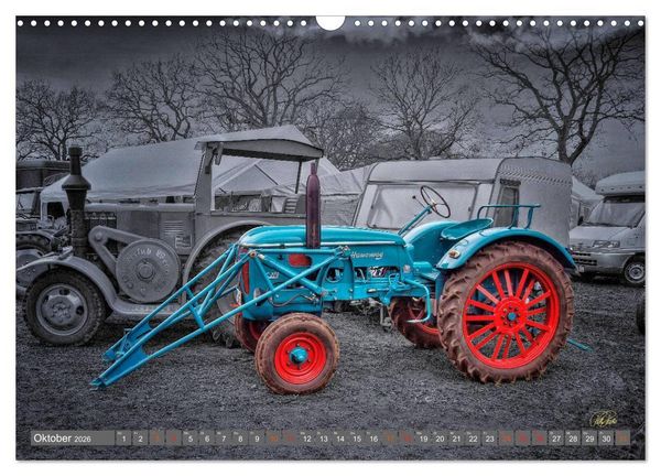 Produktbild: Traktoren - Oldtimer (Wandkalender 2026 DIN A3 quer), CALVENDO Monatskalender