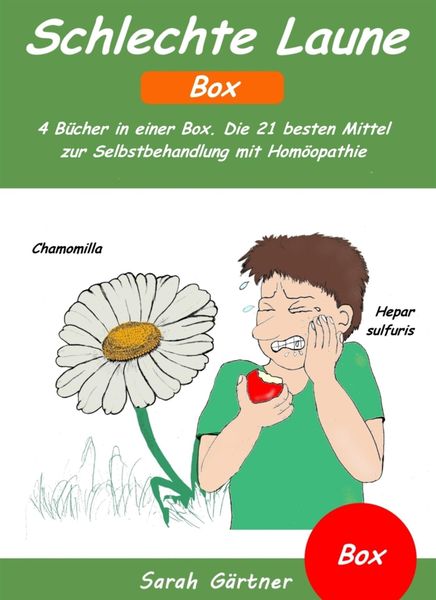 Produktbild: Schlechte Laune - Box. 4 B&uuml;cher in einer Box. Die 21 besten Mittel zur Selbstbehandlung mit Hom&ouml;opathie