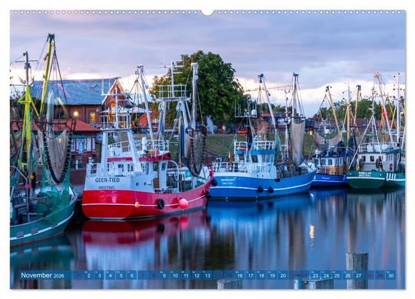 Produktbild: Greetsiel, die ostfriesische Perle und seine Umgebung (hochwertiger Premium Wandkalender 2026 DIN A2 quer), Kunstdruck in Hochglanz