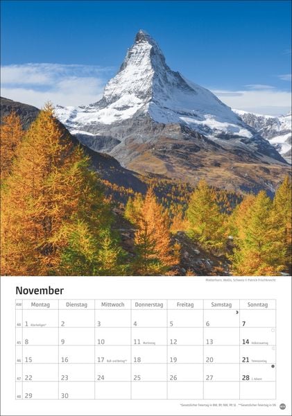 Produktbild: Alpen Kalender 2027
