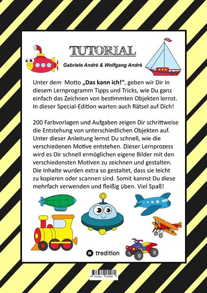 Produktbild: Craftbook - 200 Motive in Farbe - Spezielles Lernprogramm - Objekte Zeichnen - Super Schritt f&uuml;r Schritt Anleitung