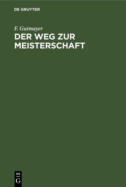 Produktbild: Der Weg zur Meisterschaft