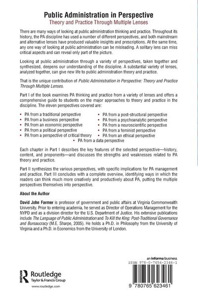 Produktbild: Public Administration in Perspective