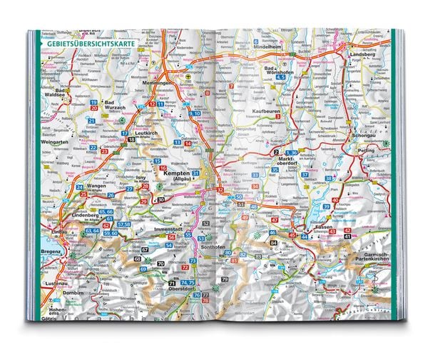 Produktbild: KOMPASS Wanderf&uuml;hrer Wandertrilogie Allg&auml;u, 84 Touren