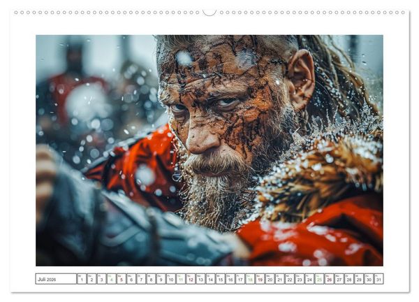 Produktbild: Die Abenteuer der Wikinger (hochwertiger Premium Wandkalender 2026 DIN A2 quer), Kunstdruck in Hochglanz