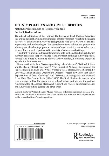 Produktbild: Ethnic Politics and Civil Liberties
