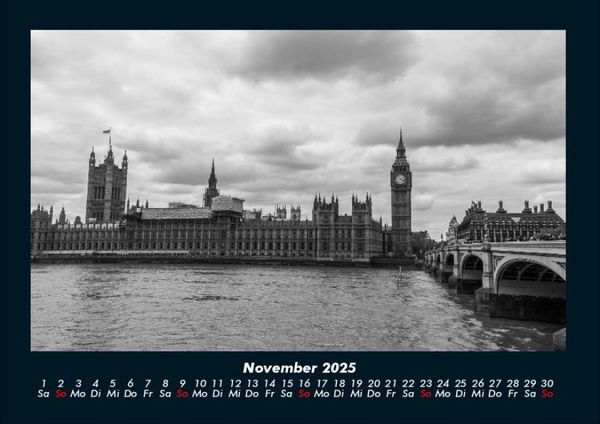 Produktbild: London 2025 Fotokalender DIN A4