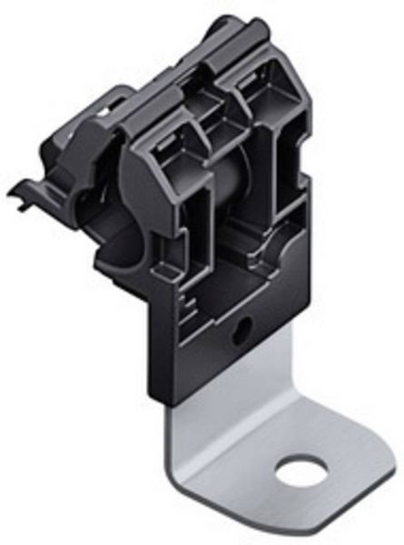 Produktbild: HellermannTyton RCA90SM6-PA66HIRHSUV/ST/ZN-BK Befestigungselement schraubbar 151-01643 B&uuml;ndel-&Oslash;-Bereich 6.20 bis 13.70m