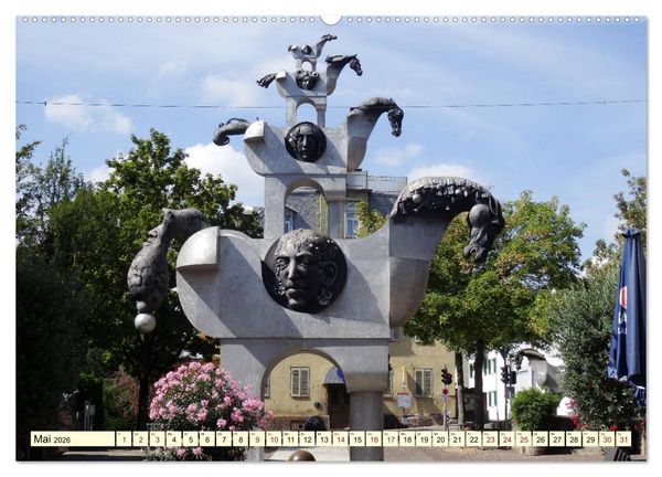 Produktbild: Unterwegs in Bietigheim-Bissingen (hochwertiger Premium Wandkalender 2026 DIN A2 quer), Kunstdruck in Hochglanz