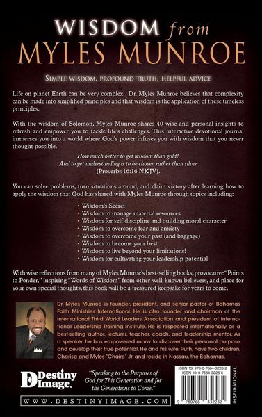 Produktbild: Wisdom From Myles Munroe