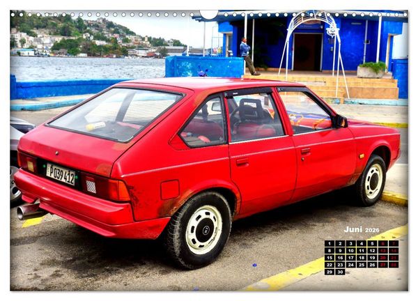 Produktbild: Moskwitsch-2141 - Ein russischer Oldtimer in Kuba (Wandkalender 2026 DIN A3 quer), CALVENDO Monatskalender