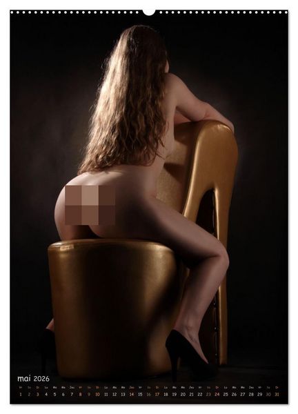 Produktbild: Beaut&eacute;s blondes nues (Calendrier mural 2026 DIN A2 horizontal), CALVENDO calendrier mensuel