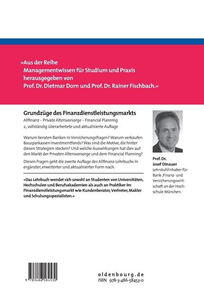 Produktbild: Grundz&uuml;ge des Finanzdienstleistungsmarkts