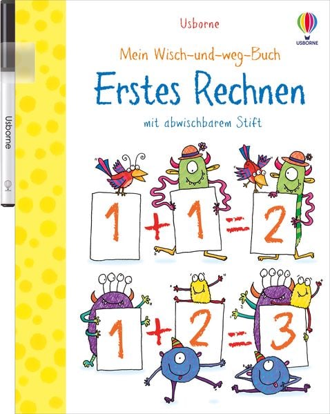 Mein Wisch-und-weg-Buch: Erstes Rechnen, Taschenbuch von Jessica Greenwell, Usborne, 978-1-78232-132-3