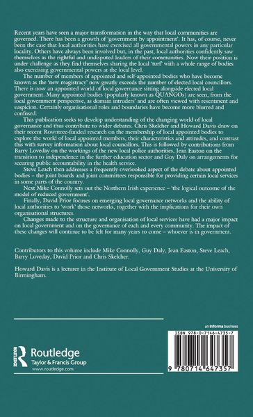 Produktbild: QUANGOs and Local Government