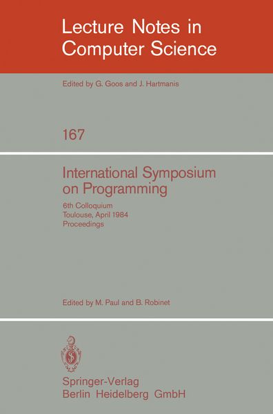 Produktbild: International Symposium on Programming
