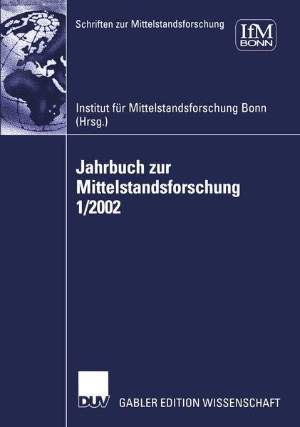 Produktbild: Jahrbuch zur Mittelstandsforschung 1/2002